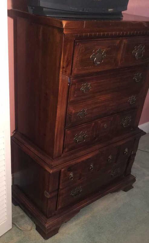 Chest of Drawers, Dentil Molding Trim &