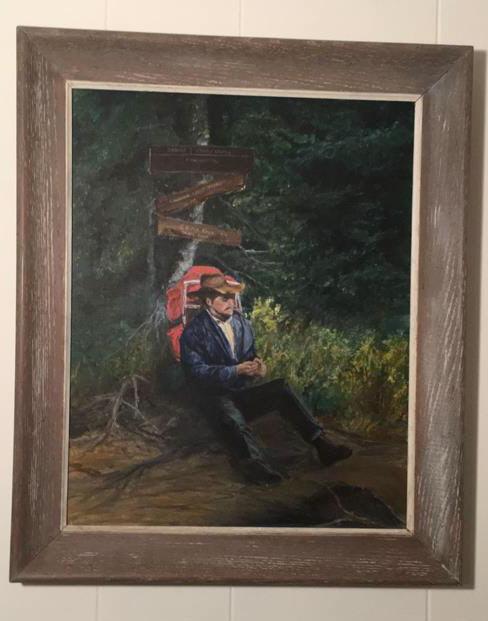 Framed Oil Painting—20” x 23 3/4” Framed