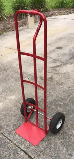 Hand Truck with Rubber Tires