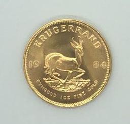 1984 South Africa One Ounce Gold Krugerrand