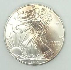 2016 One Dollar One Ounce Silver Eagle Bullion