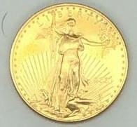 2001 American Gold Eagle Bullion Coin Fifty