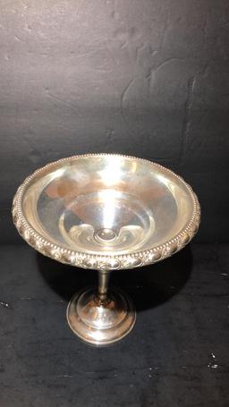 5 7/8" Sterling Silver Compote-La Pierre