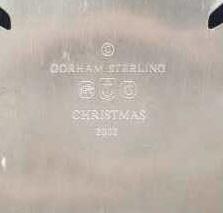 3 1/2" Sterling Silver Gorham Snowflake Ornament