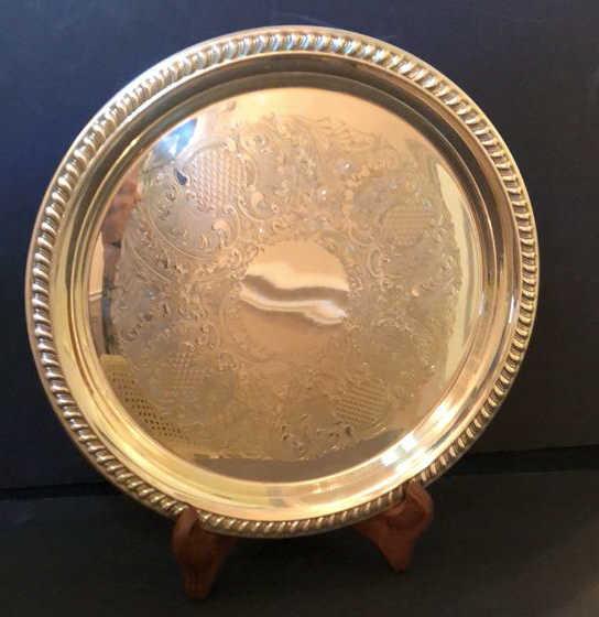 (3) Silverplate Serving Dishes: Sheridan P