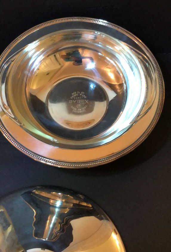 (3) Silverplate Serving Dishes: Sheridan P