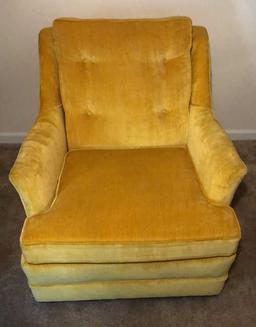 Yellow Upholstered Chair