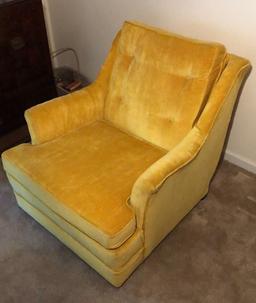 Yellow Upholstered Chair