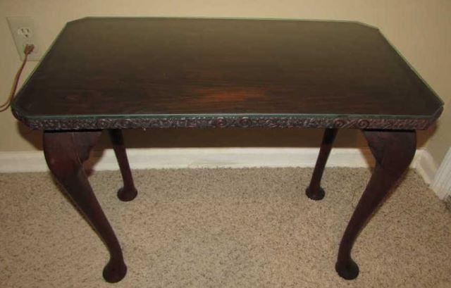 Coffee Table with Cabriole Legs & Carved