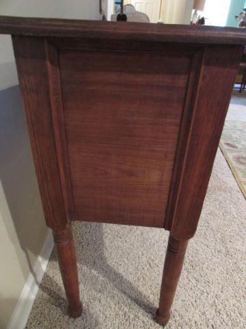 Vintage Handmade Table--Made to Hold a Radio--