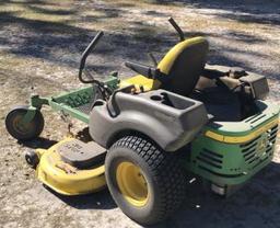 John Deere Z445 Zero Turn Mower w/ 54" Deck,Kawasaki Engine Serial #M0Z445C061285 -