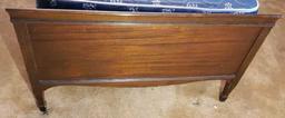 Antique Mahogany Bed--Twin Size