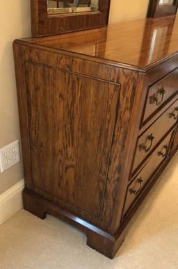 American of Martinsville Triple Dresser with (2)