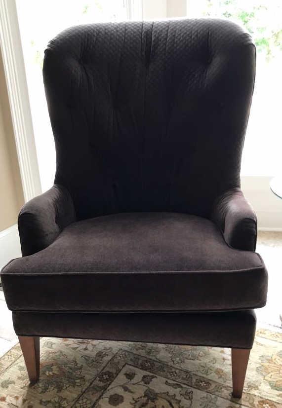 Custom Upholstered Chair, 33" Wide x 41" Deep,