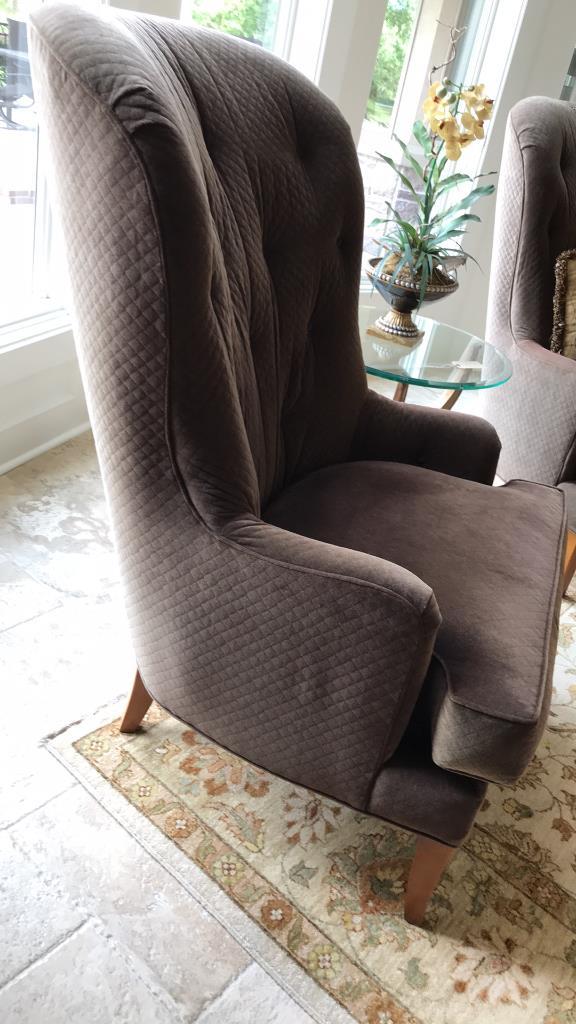 Custom Upholstered Chair, 33" Wide x 41" Deep,