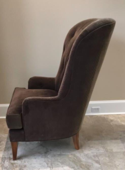 Custom Upholstered Chair, 33" Wide x 41" Deep,