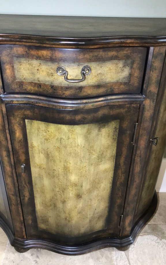 Platt Collection Hand Painted Commode,  One