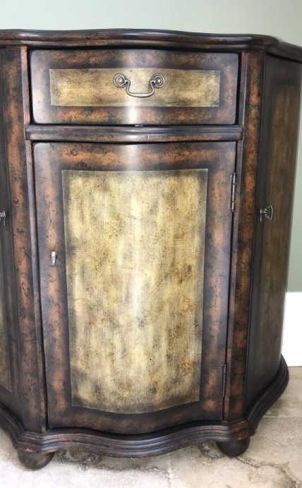 Platt Collection Hand Painted Commode, One