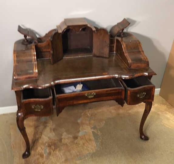 18th Century Queen Anne Inlaid Walnut