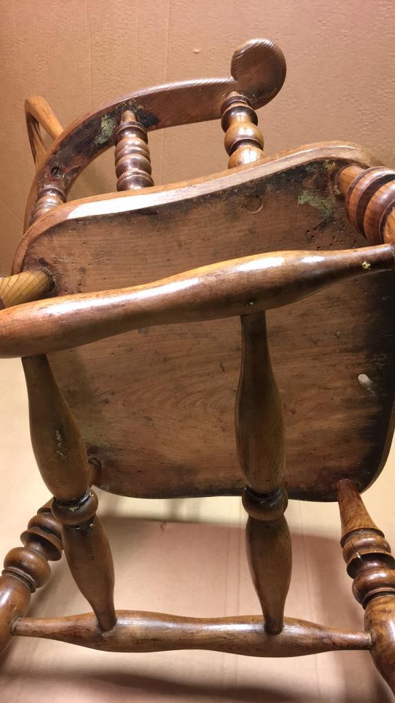 Antique Hand-Carved Windsor Chair