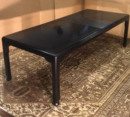 Black Finish Japanese Style Dining Table--