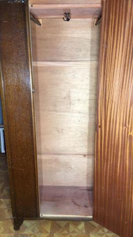 Lebus Furniture Oak Art Deco Wardrobe: 36 1/2 x