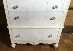 Painted Depression Era Chest of Drawers,