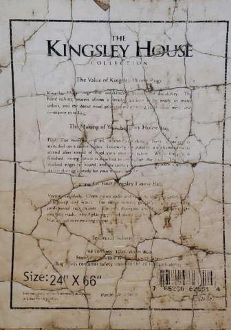 (2) 100% Virgin Wool Runners by Kingsley House