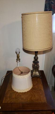 (2) Lamps,  Shade