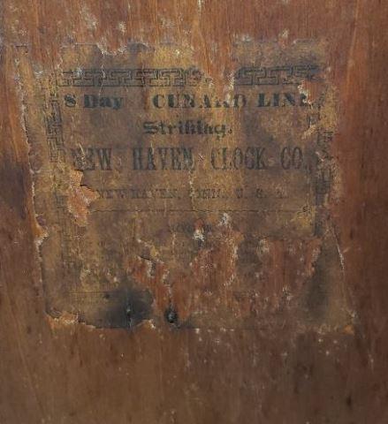 Antique New Haven Clock Co 8'Day Cunard Line