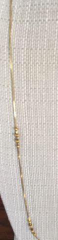 35 1/2" 14 Kt  Yellow Gold Necklace