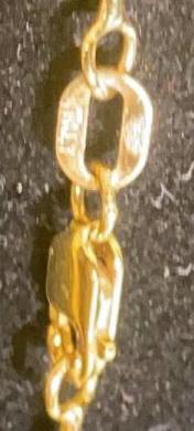 14 Kt Yellow Gold Pearl & Diamond Pendant on 14 Kt