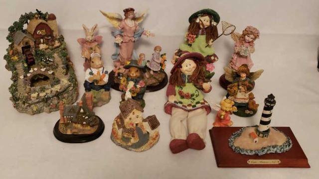 Assorted Resin Figurines