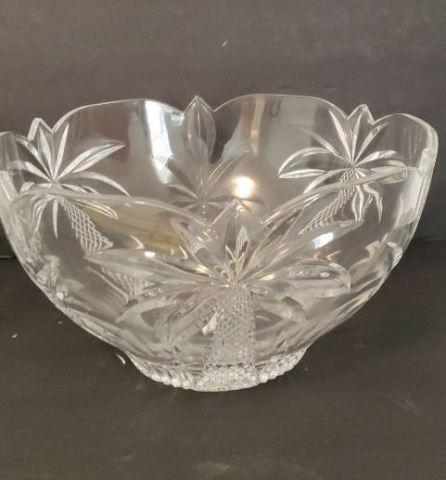 Crystal Bowl 10.5" & Crystal Candy Dish 6"