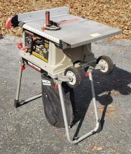 Task Force 10" Table Saw w/Mobile Stand