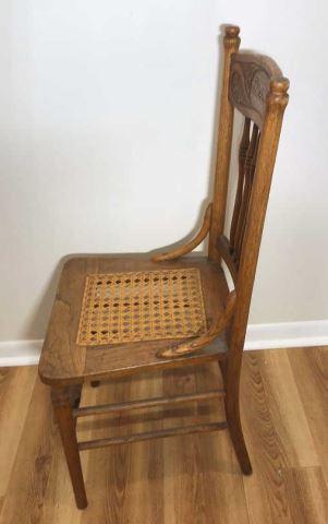 Antique Oak Spindle Back Chair