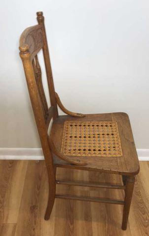 Antique Oak Spindle Back Chair