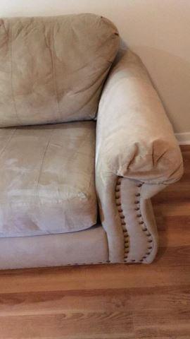 Sofa with Brass Tacks, 88" L