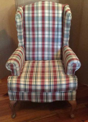 Upholstered Wing Chair by Bassett