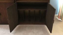 Wooden Bookcase with (2) Doors at Bottom—30” x