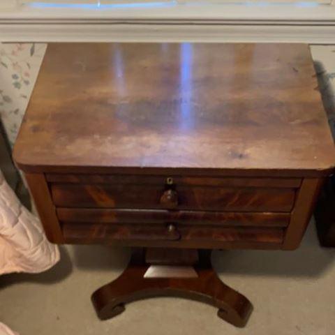 2- Drawer End Table 17 1/2” x 26 3/4”, 23”