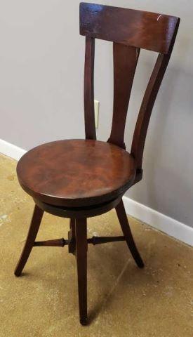 Swivel Piano Stool w/Back