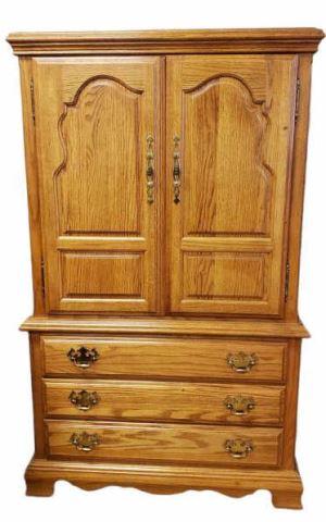 2-Door over 3-Drawers Armoire