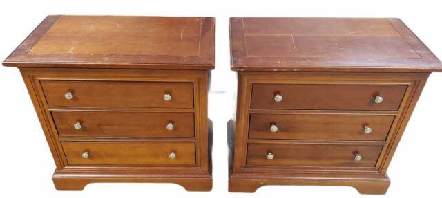 Pair of Stanley Nightstands 32" x 18" x 31"