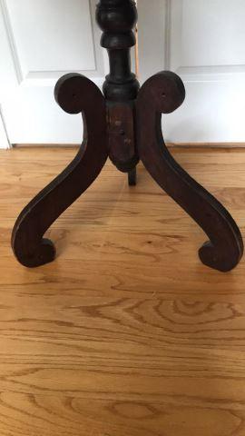 Antique Tilt Top Table, 25 1/2’’ In