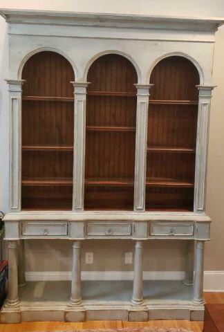 Green Painted Display Cabinet by Habersham--