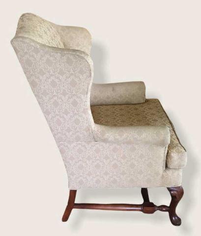 Upholstered Wing Back Chair