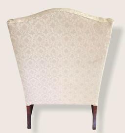 Upholstered Wing Back Chair