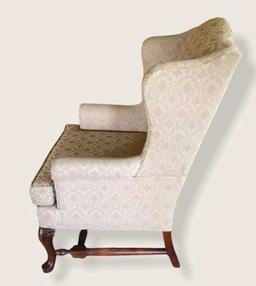 Upholstered Wing Back Chair