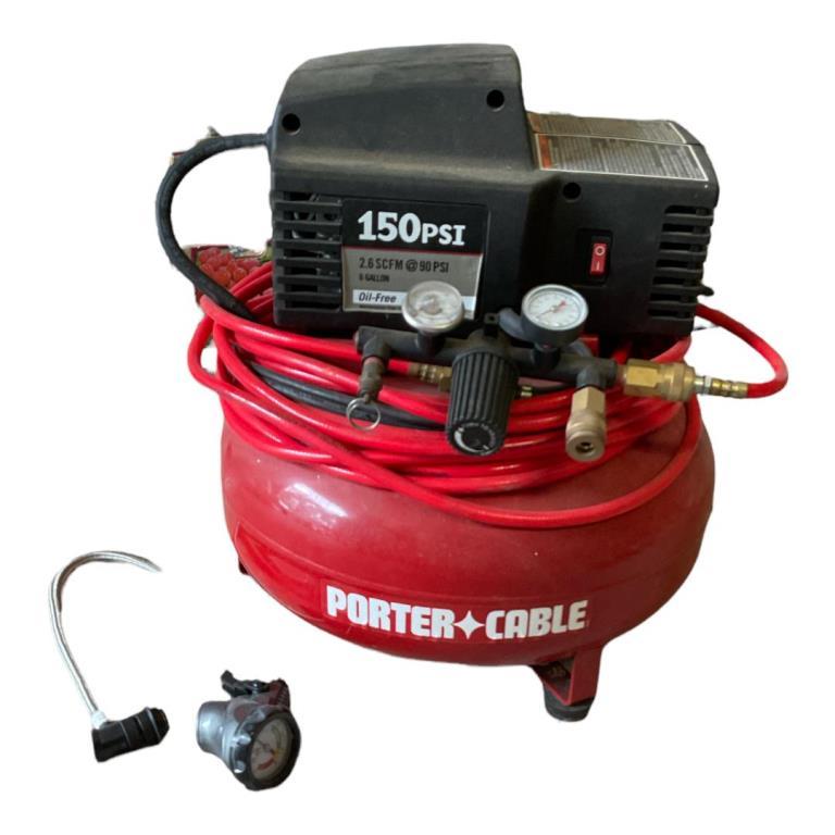 Porter Cable 150 PSI Oil Free Portable  Air